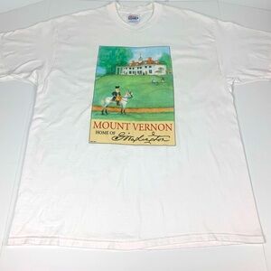 Vintage 90’s Hanes T-Shirt Mt Vernon George Washington